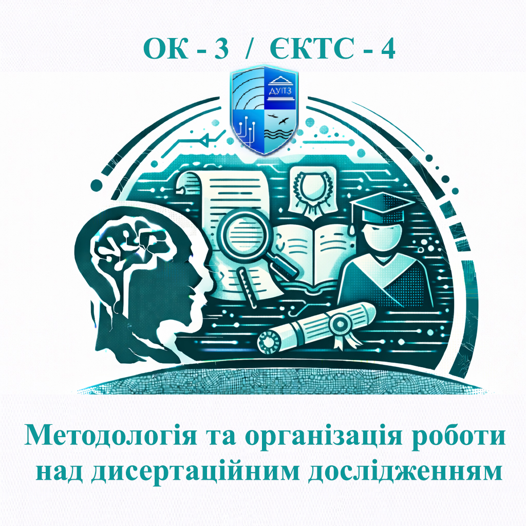 ОК 3 Методологія та організація роботи над дисертаційним дослідженням - 4 ЄКТС