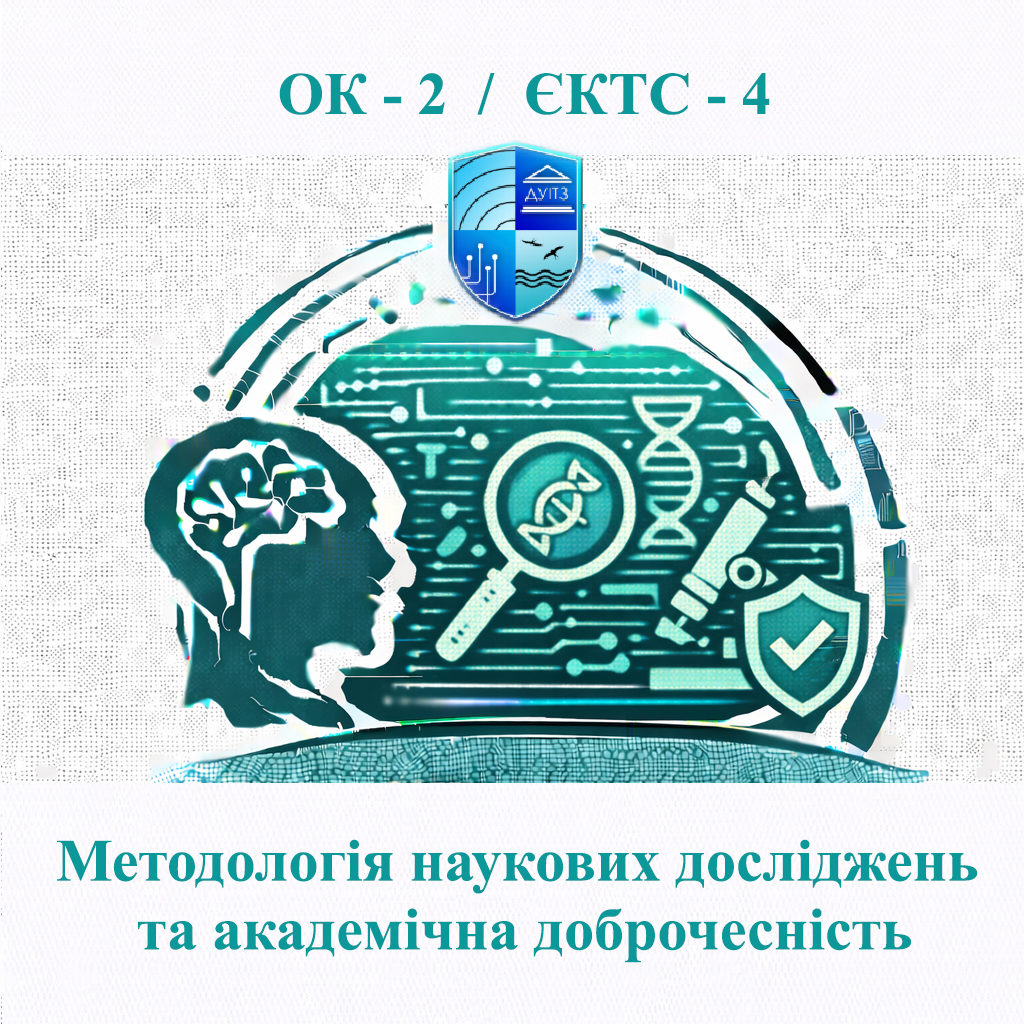 ОК 2 Методологія наукових досліджень та академічної доброчесності - 4 ЄКТС