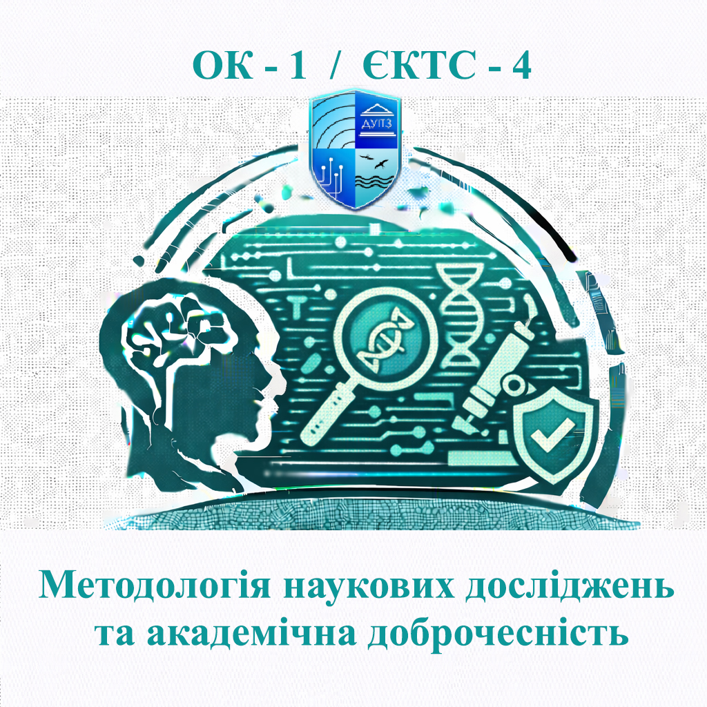 ОК 1 Методологія наукових досліджень та академічна доброчесність - 4 ЄКТС