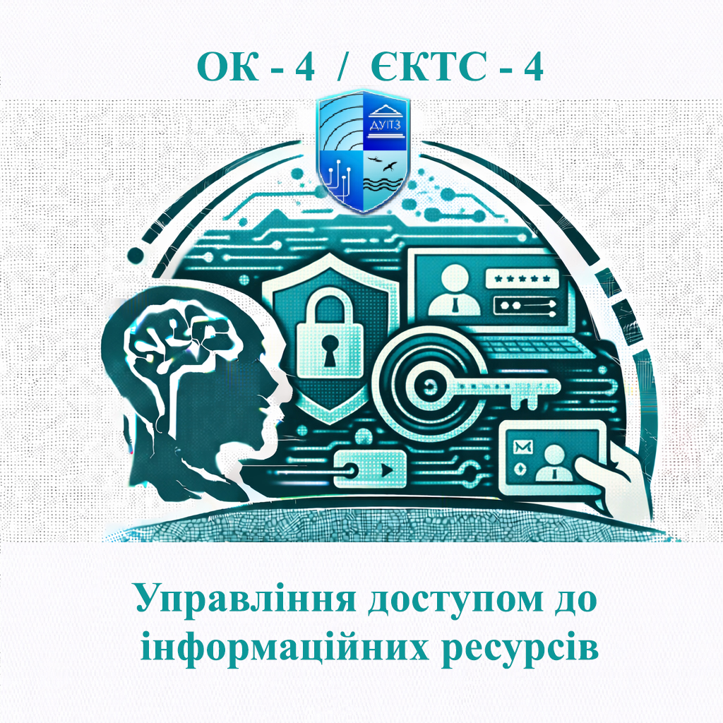 ОК 4 Управління доступом до інформаційних ресурсів - 4 ЄКТС