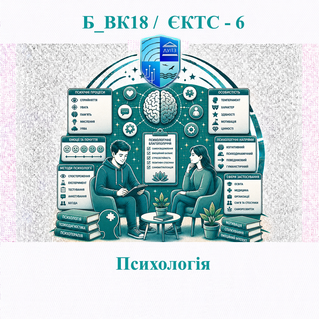 Б_ВК18 Психологія - ЄКТС 6
