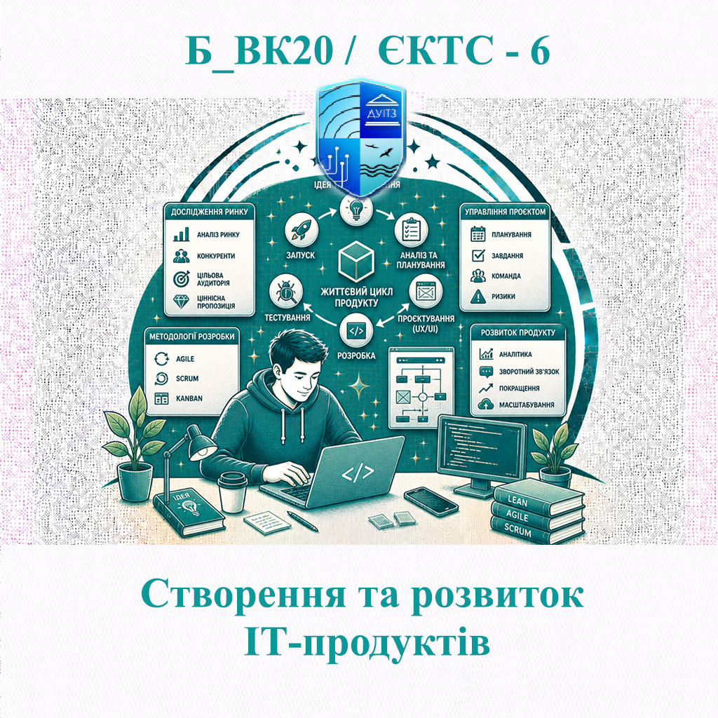 Б_ВК20 Створення та розвиток ІТ-продуктів - ЄКТС 6