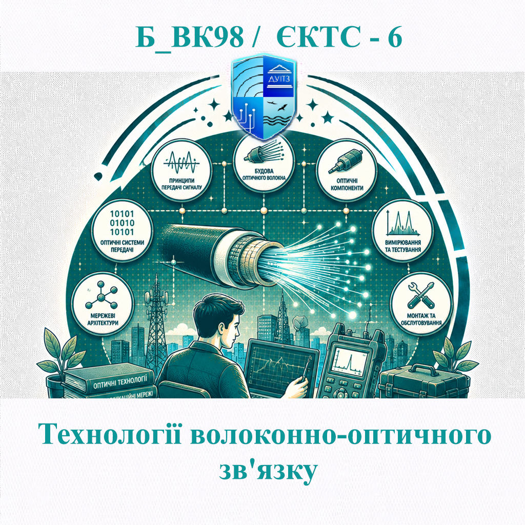 Б_ВК98 Технології волоконно-оптичного зв'язку - ЄКТС 6
