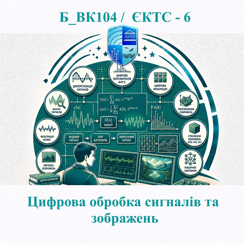 Б_ВК104 Цифрова обробка сигналів та зображень - ЄКТС 6
