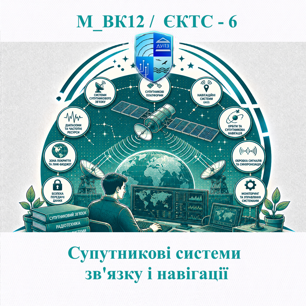 М_ВК12 Супутникові системи зв'язку і навігації - ЄКТС 6
