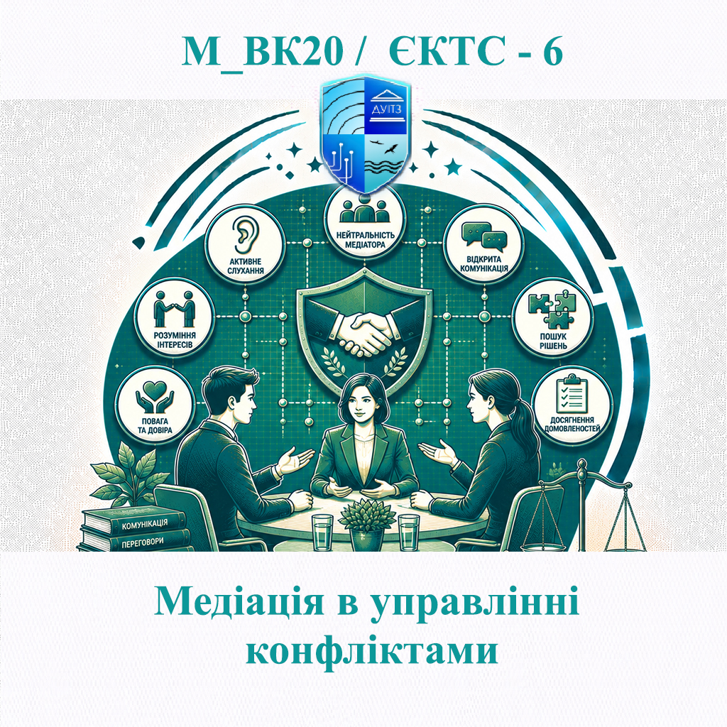 М_ВК20 Медіація в управлінні конфліктами - ЄКТС 6